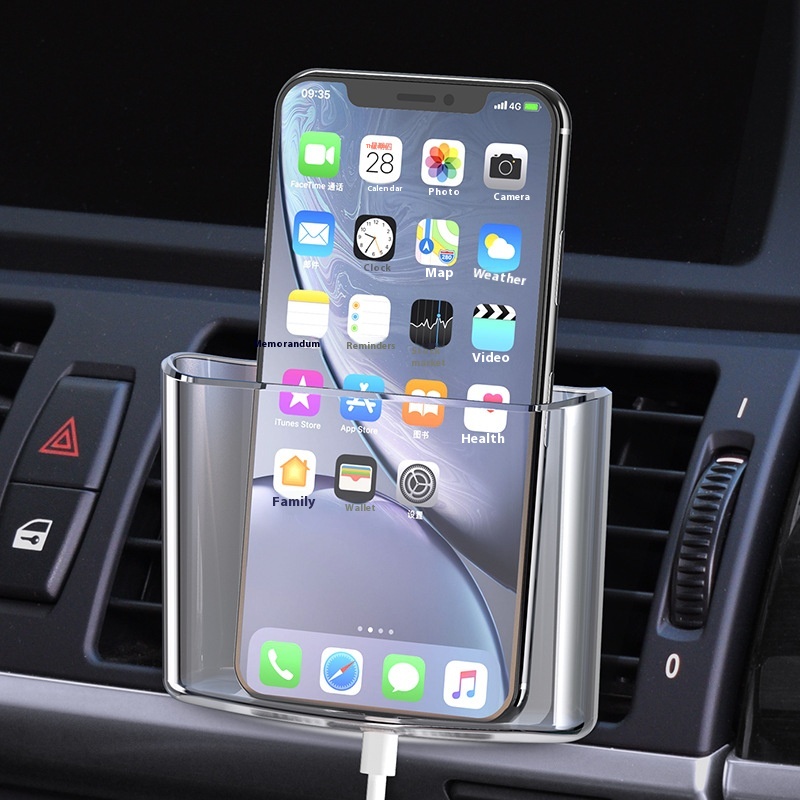 Car Accessories Air Conditioning Outlet Car Storage Box Car Creative Storage Box Car Multi-function Mobile Phone Hanging Bag