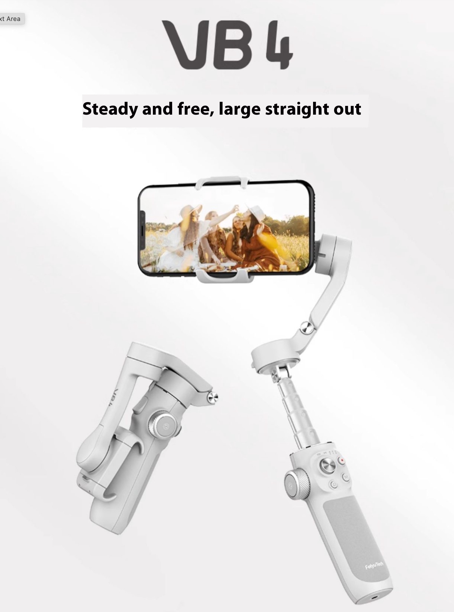 Feiyu Feiyu Mobile Phone Gimbal Vimble4 Kit Handheld Stabilizer Shooting Anti-shake Bracket Vb4 Stabilizer