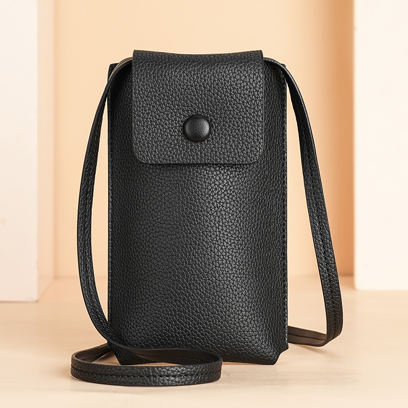 Mini Mobile Phone Bag For Women Multifunctional Adjustable One-shoulder Coin Purse Fashionable Vertical Mobile Phone Messenger Bag