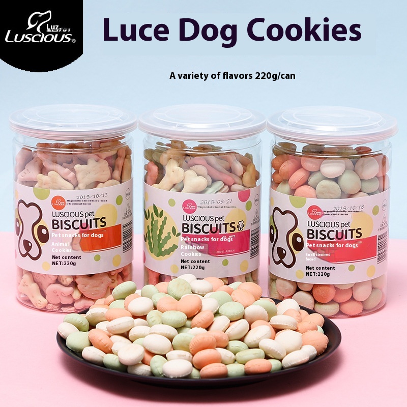 Canned Luce Biscuits Calcium Supplement Small Buns Teddy Small Dog Food Dog Training Reward Pet Snacks