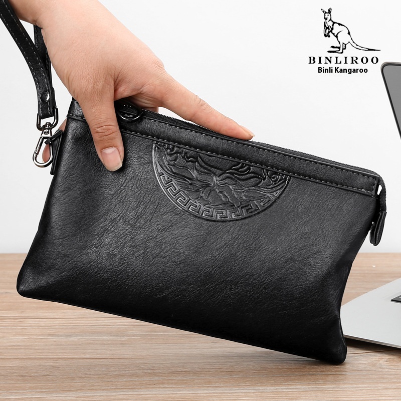 Casual Men's Handbag Floral Simple Envelope Bag