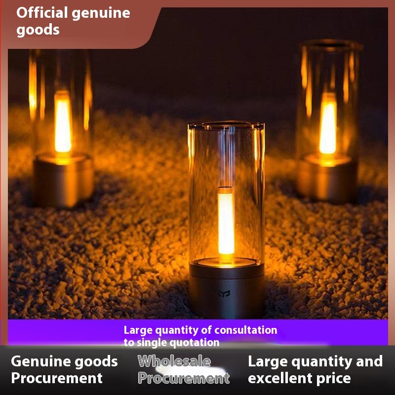 Yeelight Easy To Come Candlelight Atmosphere Lamp Rechargeable Bedside LED Lamp Romantic Dining Table Outdoor Camping Candle Lamp