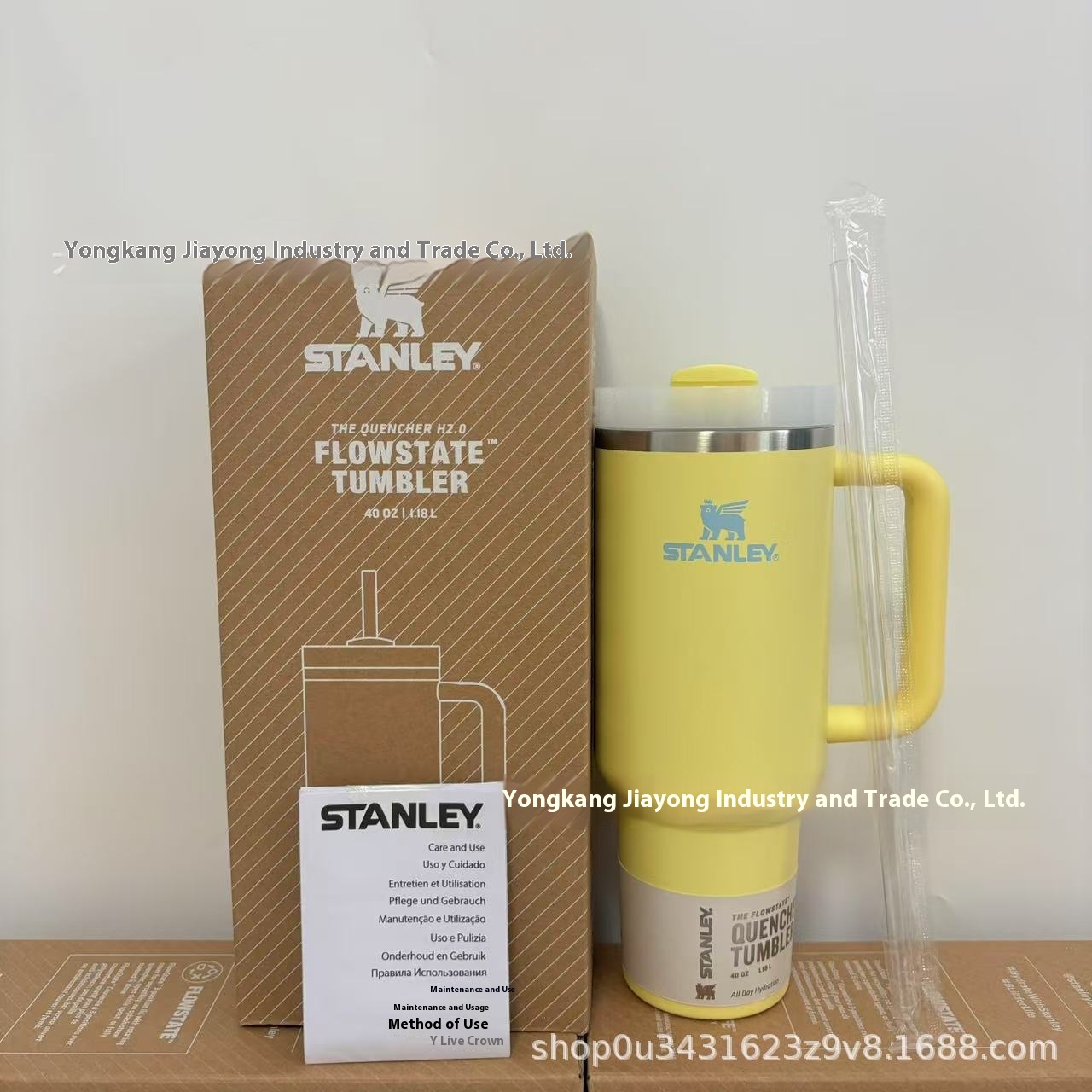 Explosions Stanley Stanley Second Generation 40OZ Car Cup Stainless Steel Car Handle Large Capacity Cold Preservation