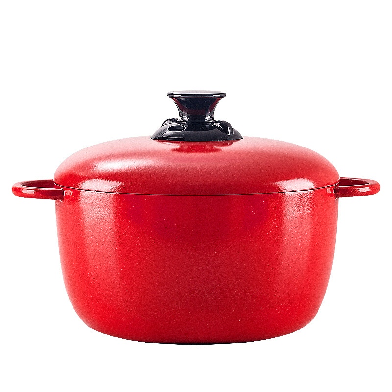 Cookerbene Japanese Enamel Pot Water-free Stew Pot Induction Cooker Household Soup Stew Pot Stew Pot Non-cast Iron