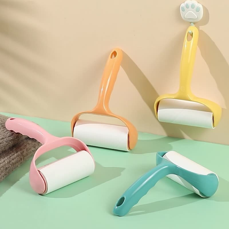 Hair Sticking Roller Tearable Sticky Paper Roller Brush Hair Removal Brush Clothes Sticky Felt Hair Roller Replacement Roll Paper