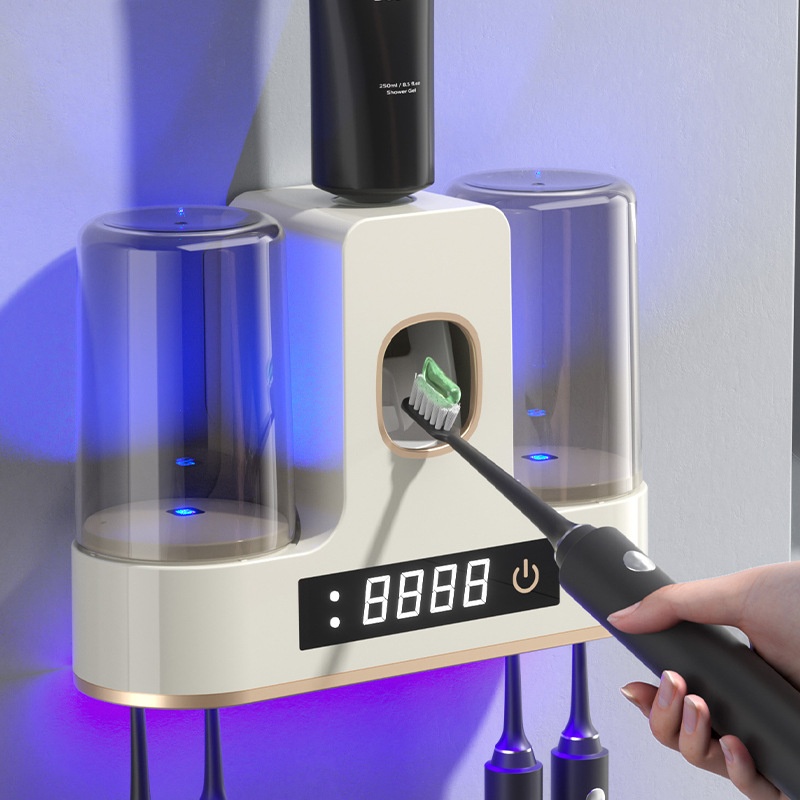 Smart Tooth Cup Drying Perforation-free Wall-mounted UVToothbrush Sterilizer