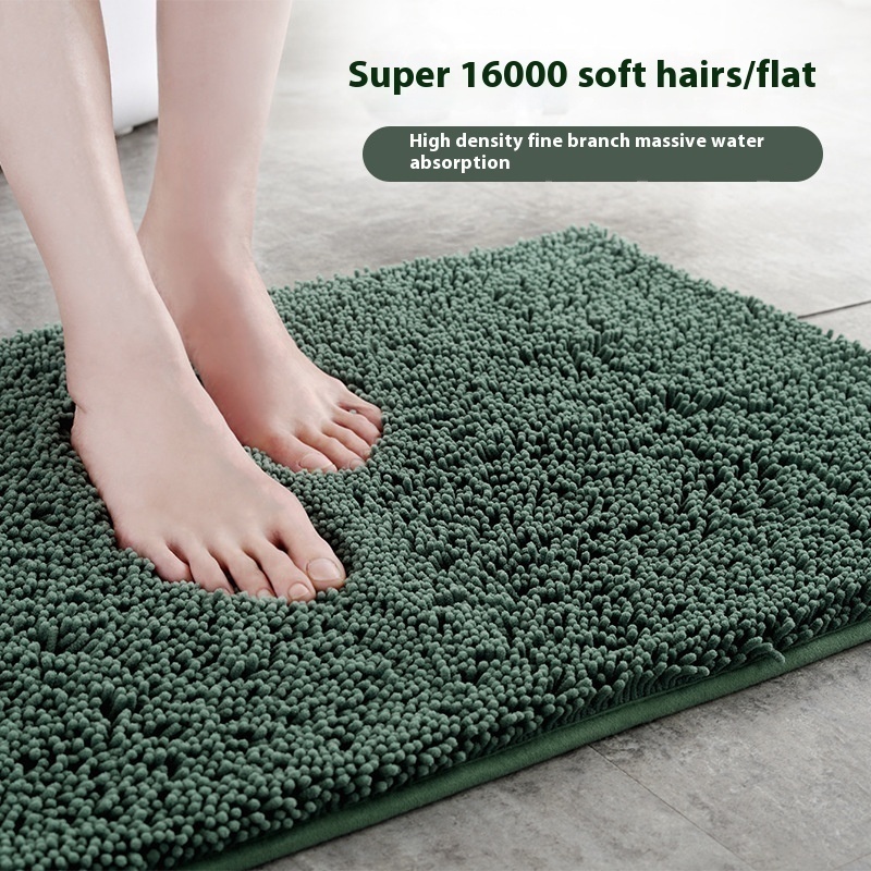 Bedroom Door Fine Chenille Absorbent Floor Mat Door Mat Bathtub Mat Bathroom Non-slip Foot Mat