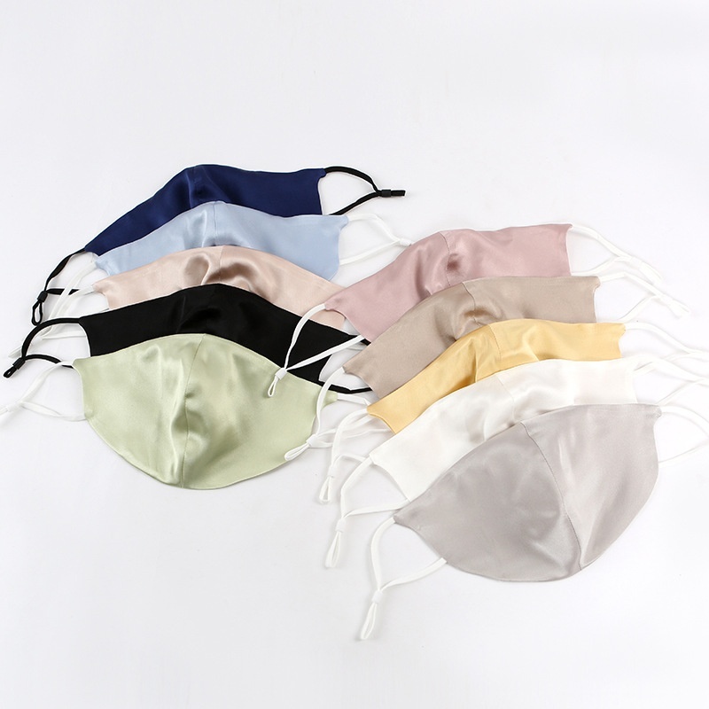 Authentic Special Price Silk Maskert Type With Filter Ear-hanging Type Washed Mulberry Silk Dust Mask