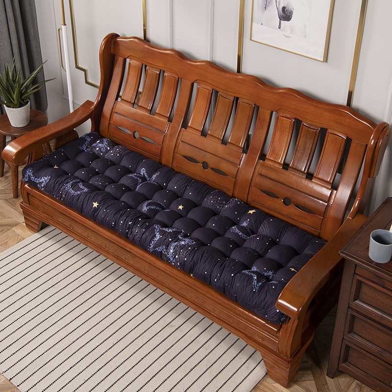 Thickened Solid Wood Sofa Cushions For All Seasons Long Strips Of Cushions Old-fashioned Wooden Three-seat Cushions Mahogany Sofa Cushions