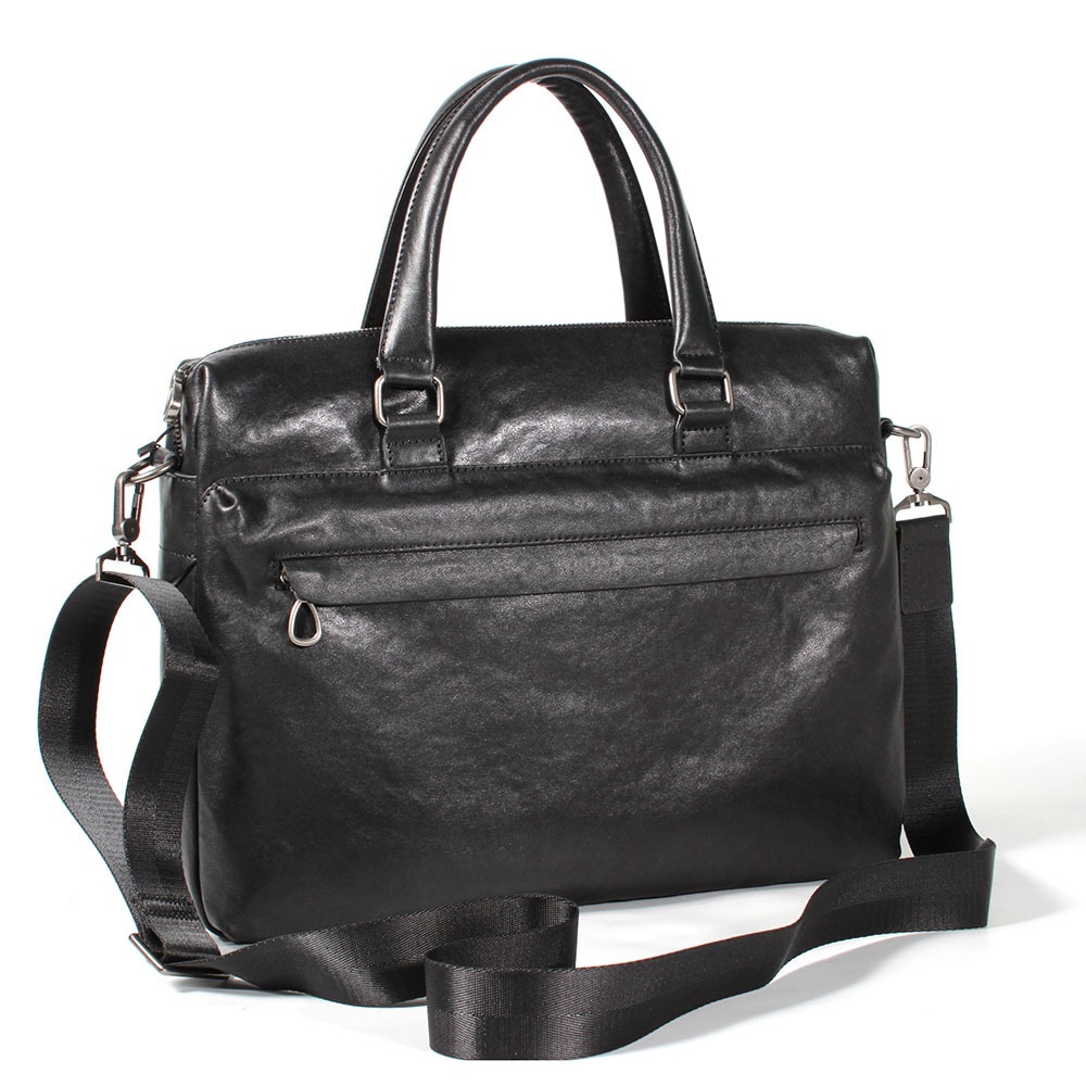 Top Layer Cowhide Men's Briefcase Business Handbag Genuine Leather Men's Bag Waterproof Large Capacity Messenger Bag Personality