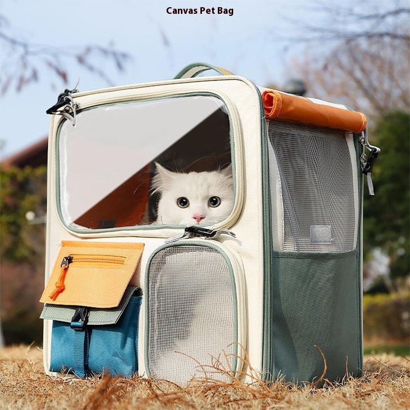 Cat Bag Portable Cat Backpack Pet Backpack Schoolbag Warm Car Artifact Dog Large Capacity Cat Box
