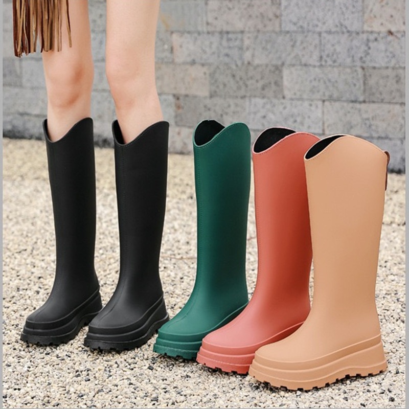 High Tube Waterproof Boots For Women