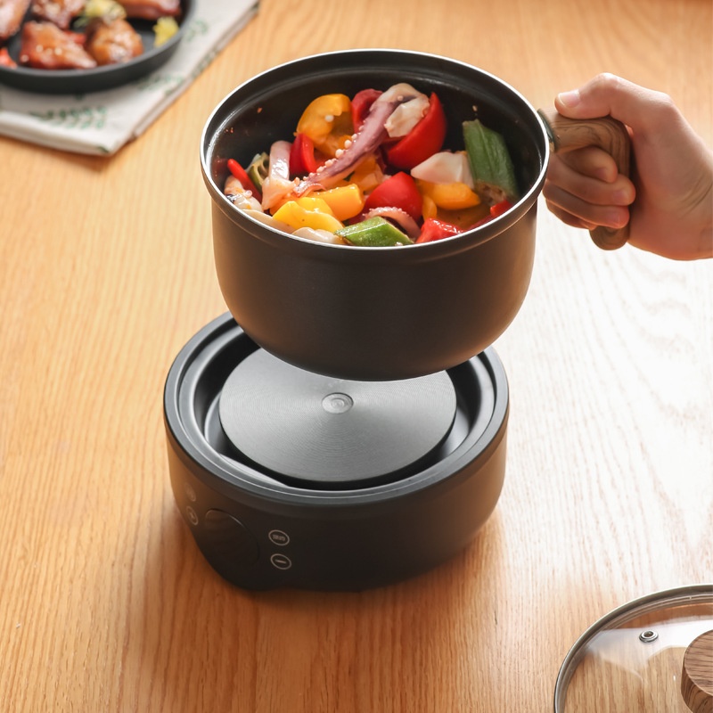 Multifunctional Electric Cooking Pot For Home Use Separate Split Type Student Dormitory Mini Small Non-stick Pot