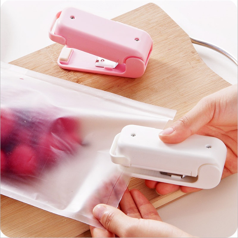 Snack Sealer Candy Color Laminator Mini Household Sealer Food Bag Hand Pressure Laminator Sealing Machine