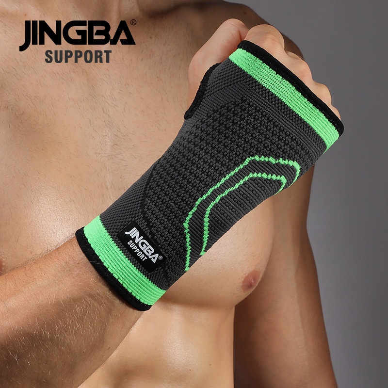 JINGBAPalm Guard Outdoor Fitness Sports Pressurized Breathable Weightlifting Cycling Basketball Wrist Guard