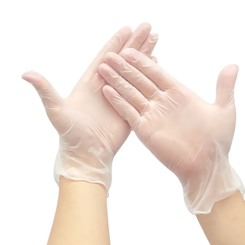 Wanli Disposable Pvc Gloves Food Processing Cooking Baking Labor Protection Thickened Gloves Food Grade S