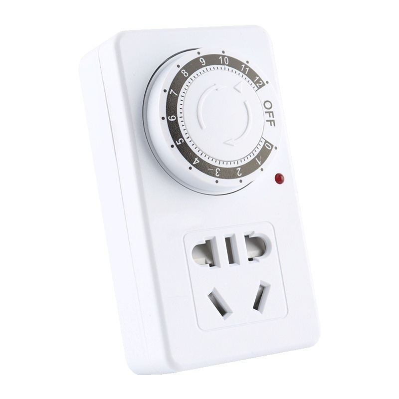 Household Mechanical Timer Switch Socket Electric Battery Car Mobile Phone Charging Protection Automatic Power Off Control Cloud