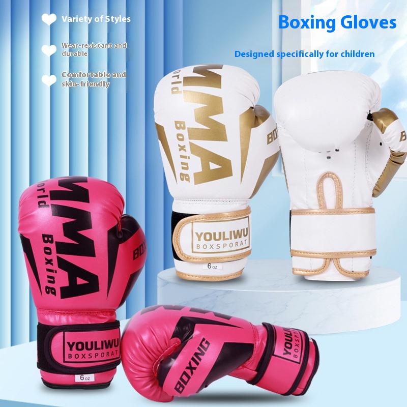 Boxing Gloves Children's Adult Boxing Gloves Sanda Fighting Training Fighting Sandbags Youth Muay Thai Gloves