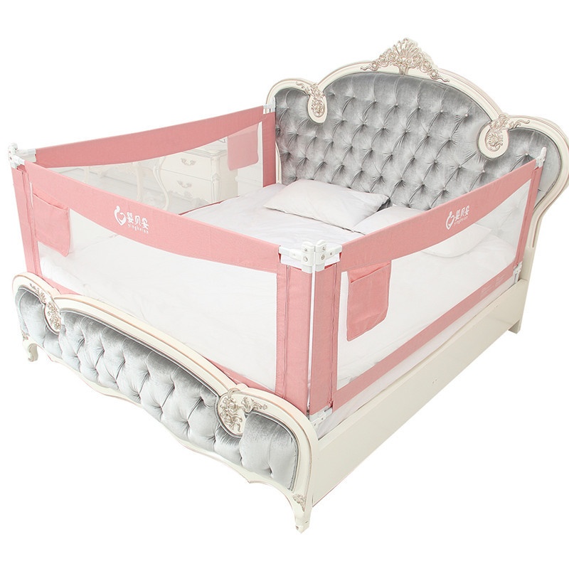 Children's Safety Bed Guardrail Anti-fall Fence Vertical Lifting Bedside Baffle2/1.5/1.8 Meters Large Bed Universal