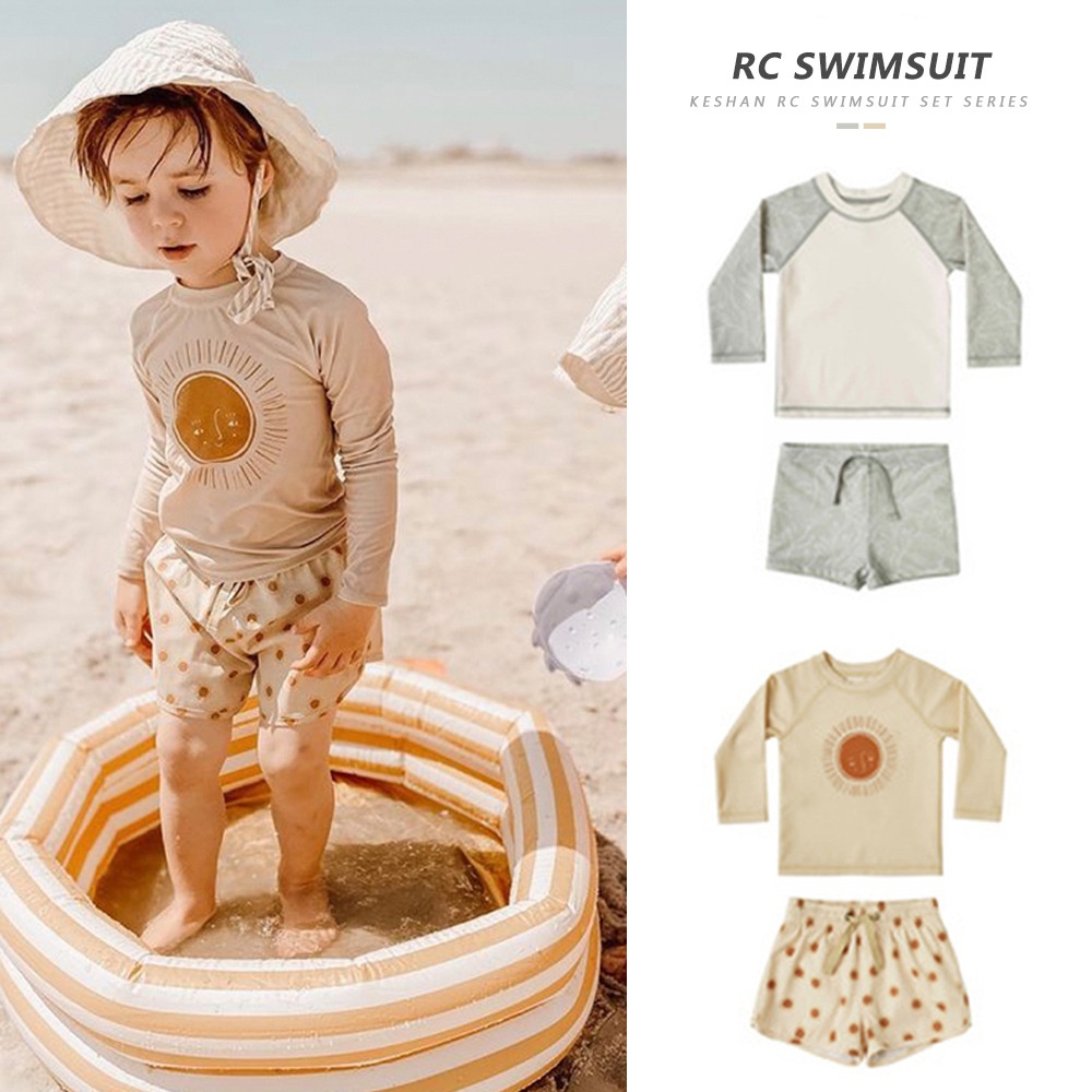 Children's Style Split Swimsuit Boys Baby Sunscreen Quick-drying Swimsuit Baby Swimsuit