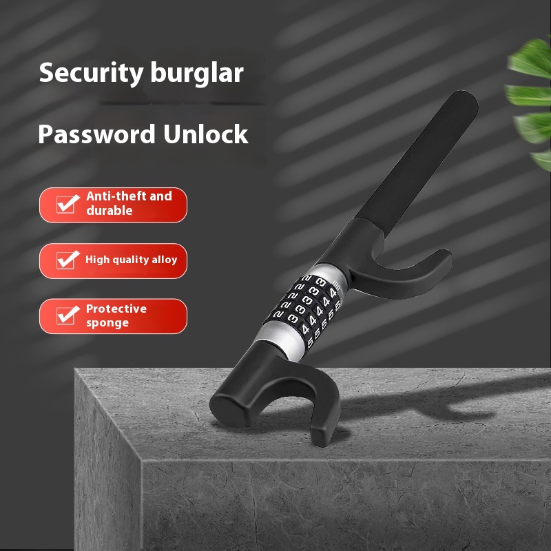 Car Steering Wheel Password Lock Car Anti-theft Password Lock Car Retractable Adjustable Car Safety Lock