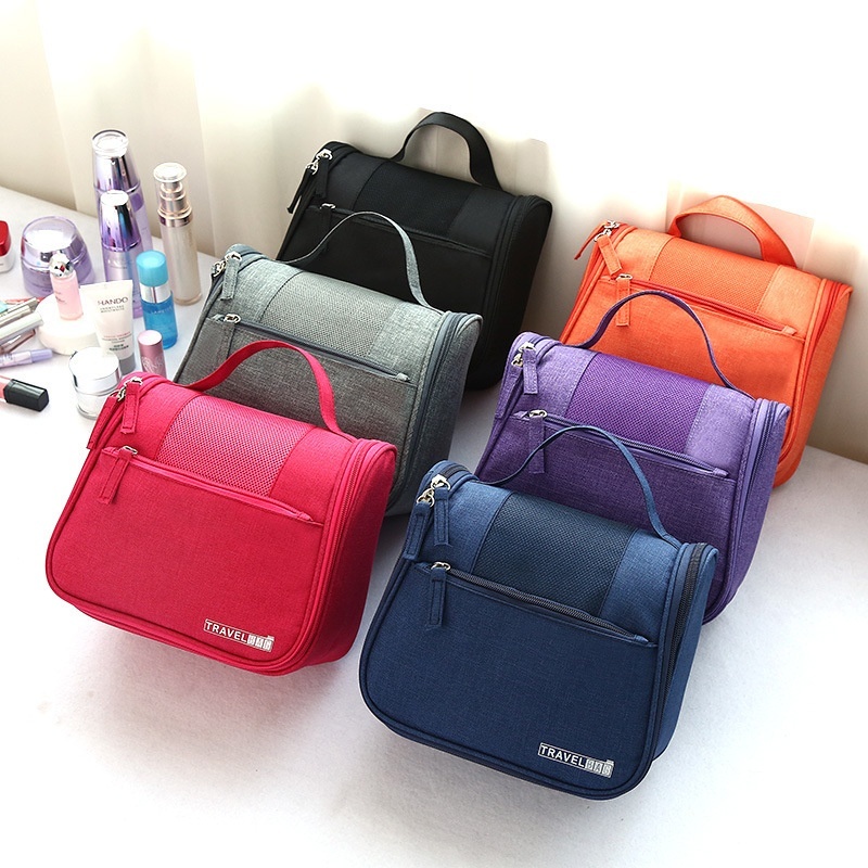 One Piece Drop Shipping Korean Men And Women Home Travel Cosmetic Bag Storage Hook Toiletry Bag Bathroom Storage