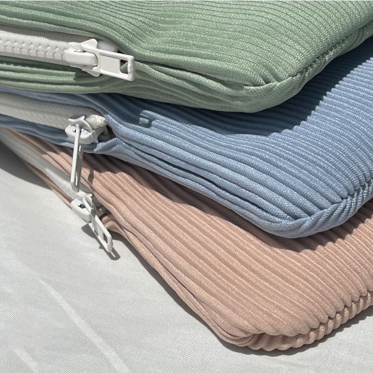 Korean Style Corduroy Computer Bag Cute Tablet11-inch Apple Notebook Storage Liner Bag Protective Cover - 3