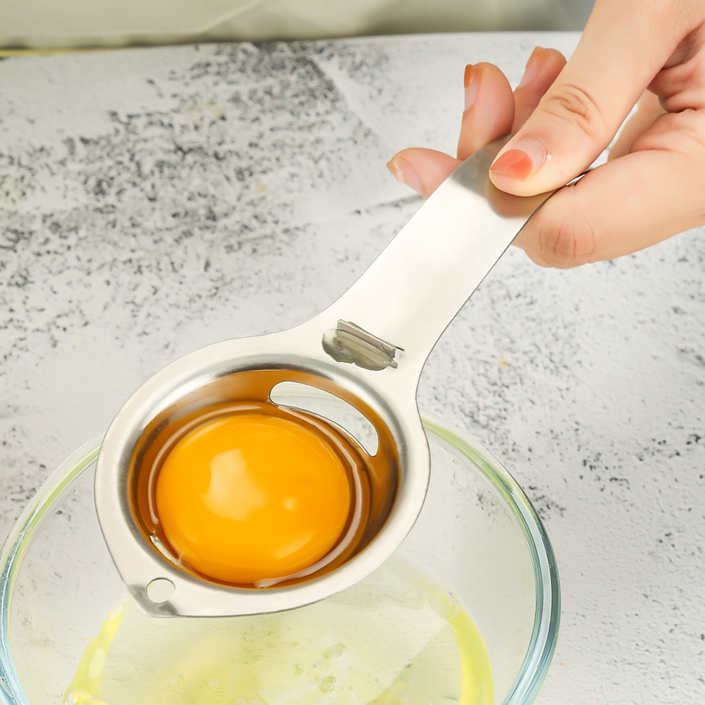 304 Stainless Steel Egg White Separator Egg Yolk Protein Separator Egg Liquid Filter Egg Baking Kitchen Gadgets