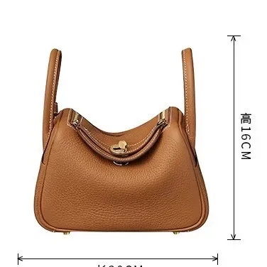 A Generation Of Spring And Summer Messenger Bag Women's Mini Lindi Bag Portable Leather Women's Bag Shoulder Medicine Bag