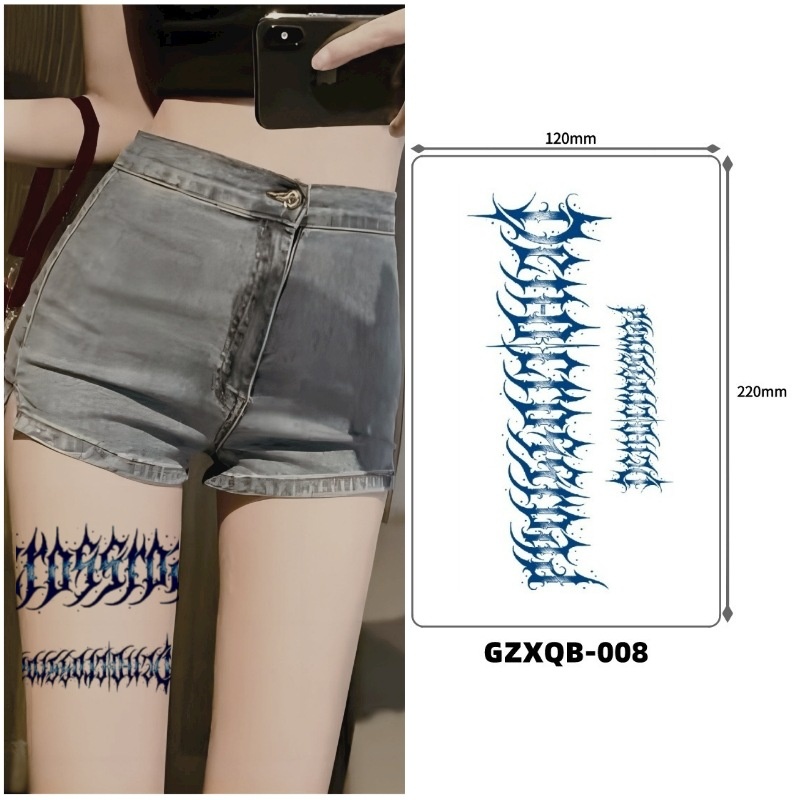 Herbal Tattoo Stickers Concert Juice Tattoo Stickers Non-reflective Waterproof Tattoo Stickers S A Generation Of