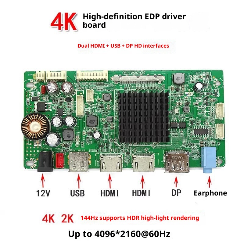 LTM340YP01/03 LSM315DP01 2K/4K 100Hz/144Hz Driver Board With H Function