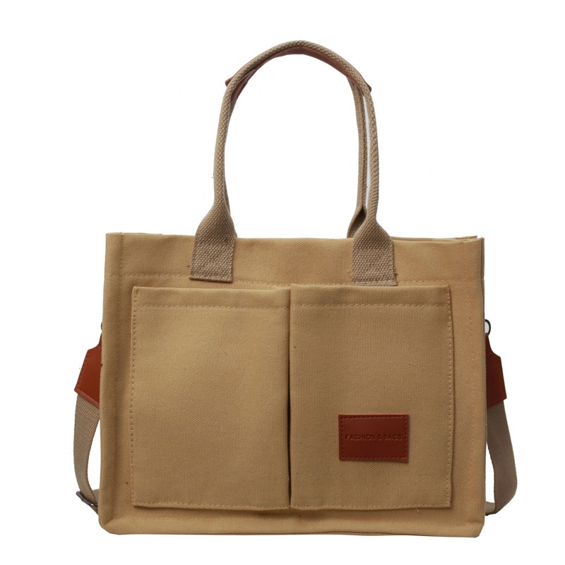 Japanese Out-of-Work Handbag Women's Lunch Box Bag Large Capacity Crossbody Bag College Students' Class Commuter Tote Bag