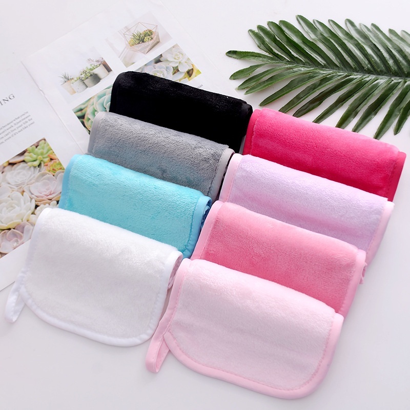 Flannel Ladies Makeup Remover Small Square Towel Can Be Repeated Clean Water Face Quick Drying Absorbent Beauty Towel