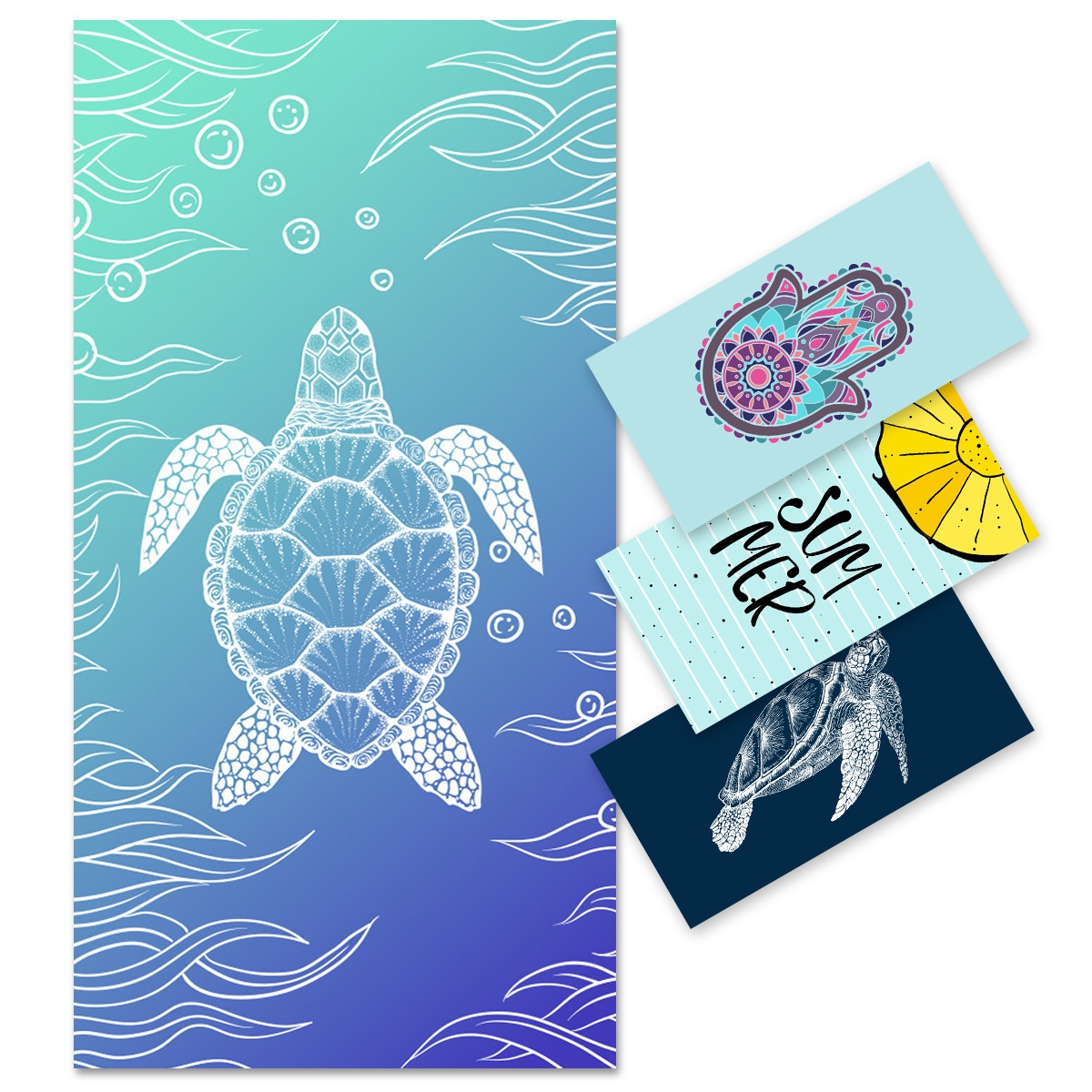 Microfiber Beach Towels Can Be Digital Printing Non-fading Absorbent Bath Towels