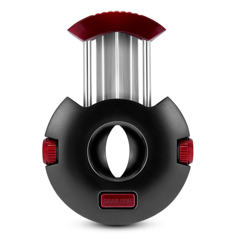 Double Diameter Cigar Cutter With V-Shaped Stainless Steel Blade Hidden