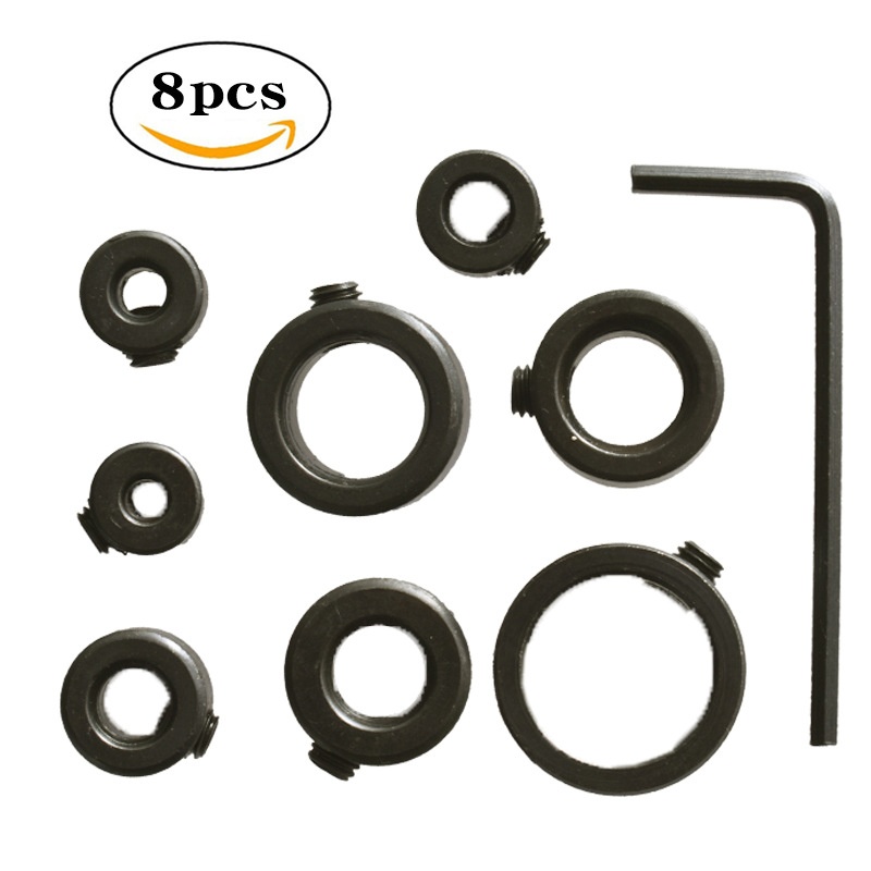 Drill Bit Limit Ring3mm-16mm Set Woodworking Screw Clamp Drill Bit Positioning Ring Adjustment Accessories Limit Ring