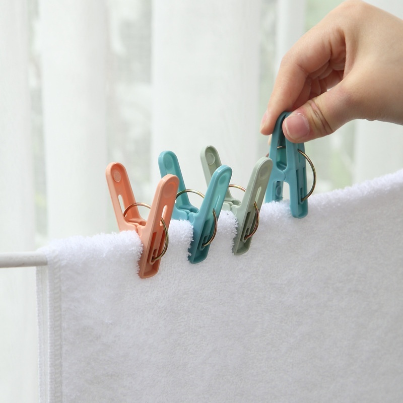 Clip Clothesp Household Clothes Drying Windproof Fixed Clip Strong Plastic Clothesp Japanese Small Clips