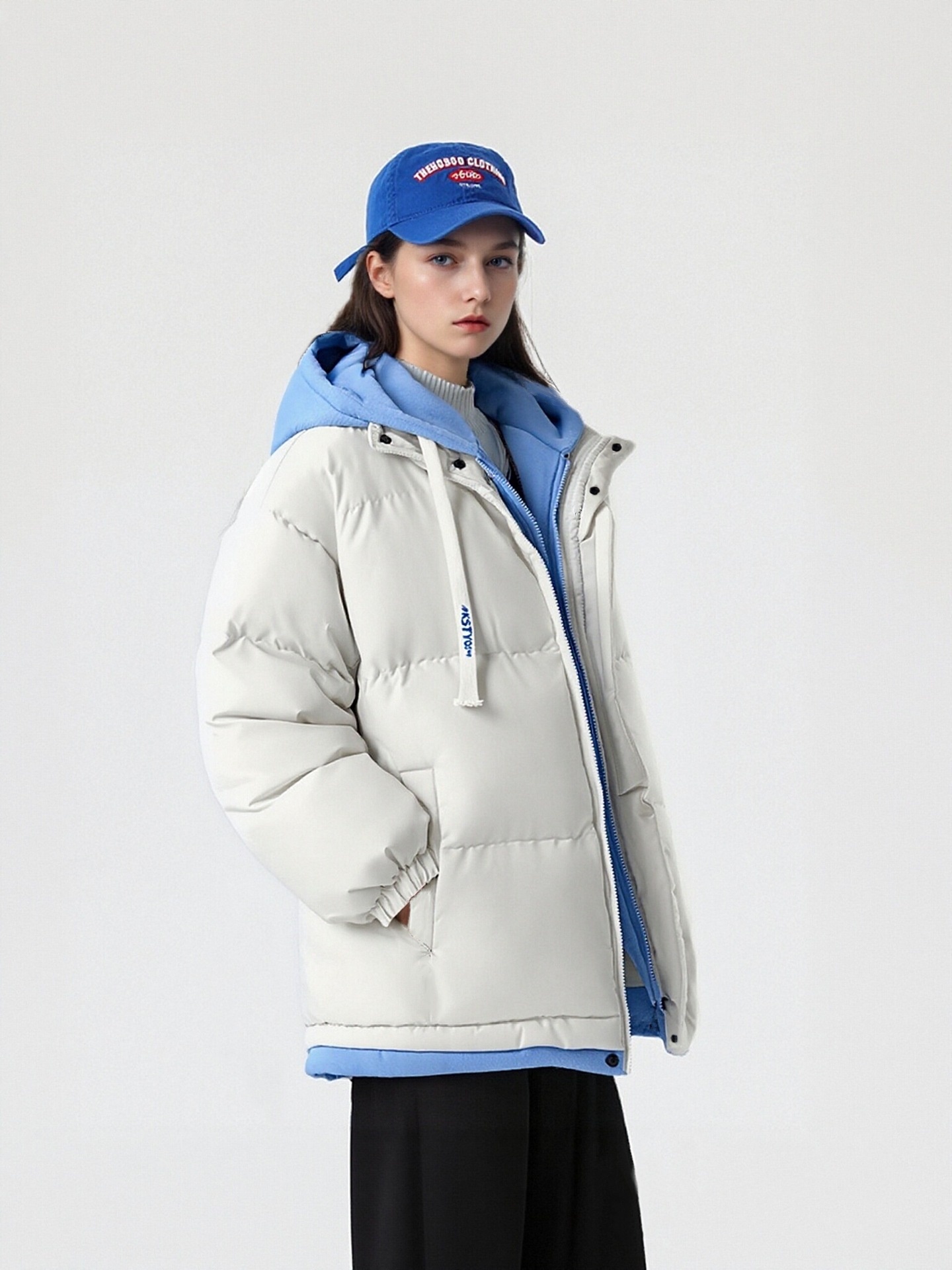 Cotton-padded Jacket For Men, Korean Style, Two-piece Youth Winter Coat, Thickened Cotton-padded Jacket In Multiple Colors - 4