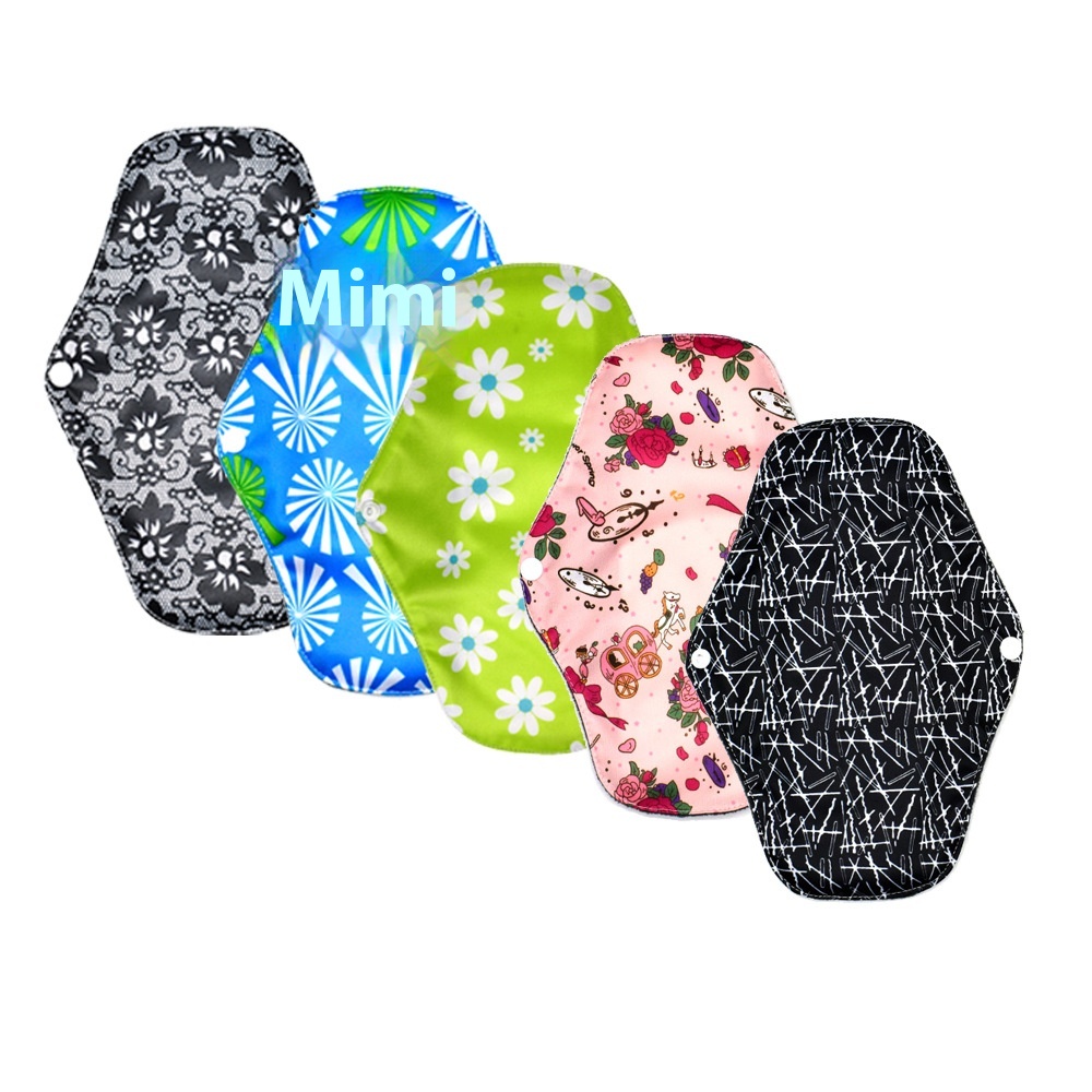 Washable Aunt Towel Maternity Care Bamboo Charcoal Sanitary Pad Leak-proof Menstrual Cloth Sanitary Napkin Pad