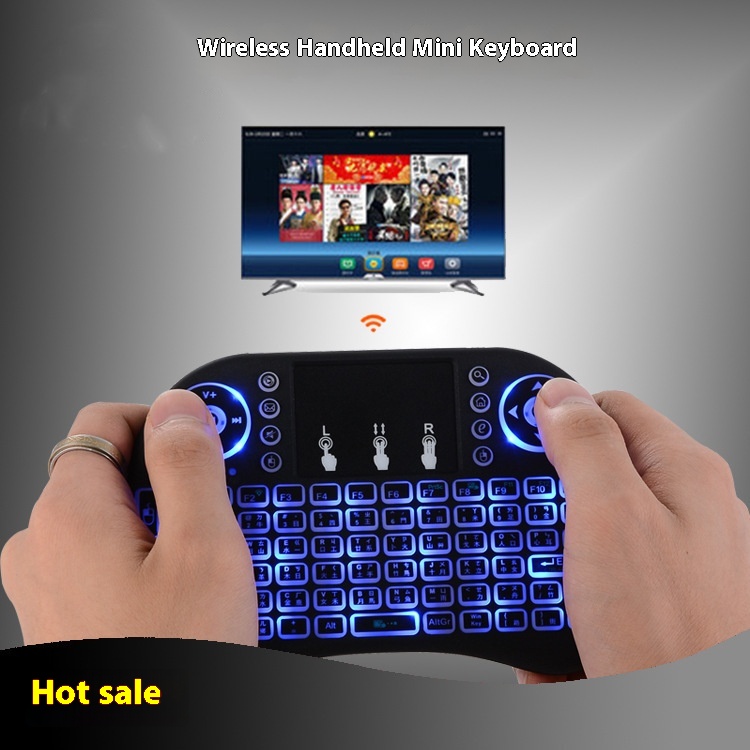 Mini Wireless Mouse Keyboard2.4 G With Touchpad I8 Keyboard Set Flying Mouse Computer Set-top Box