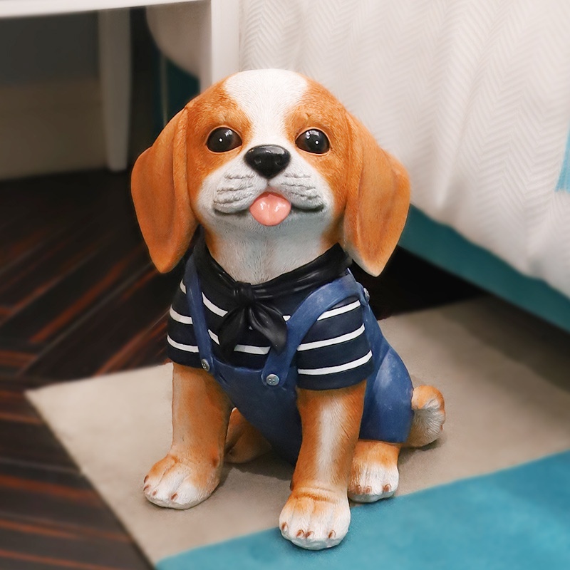 If You Have ADog At Home,Creative Home Decoration,Personalized Resin Craft Puppy Piggy Bank