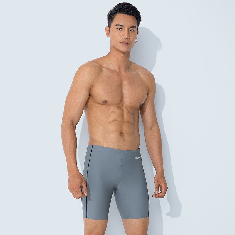 Momasong Swimming Trunks Professional Training Men's Shorts Swimming Equipment Adult Boxer Quick-drying Swimming Shorts