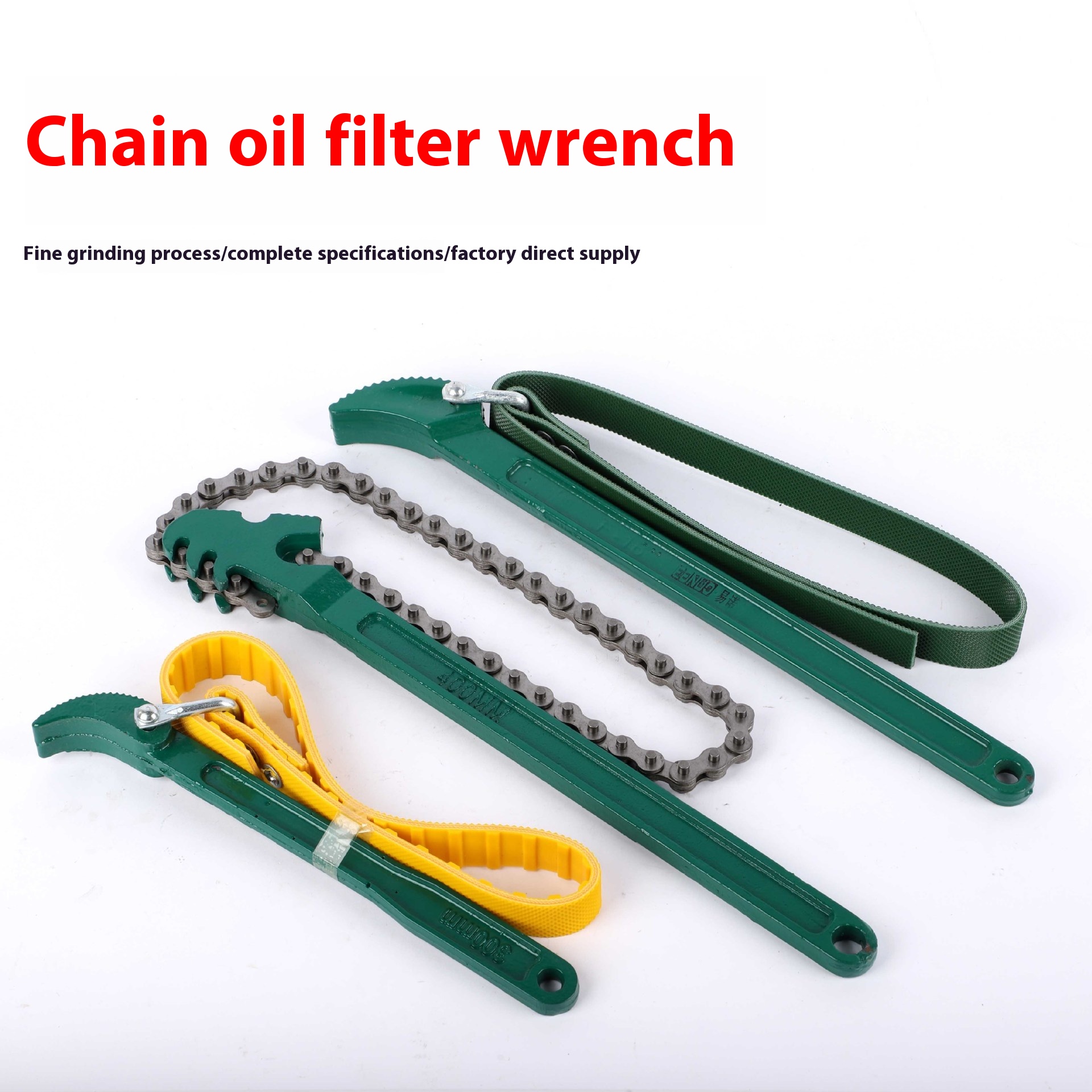 Direct Belt Filter Wrench8-16 Inch Oil Change Filter Tool Chain Filter Wrench