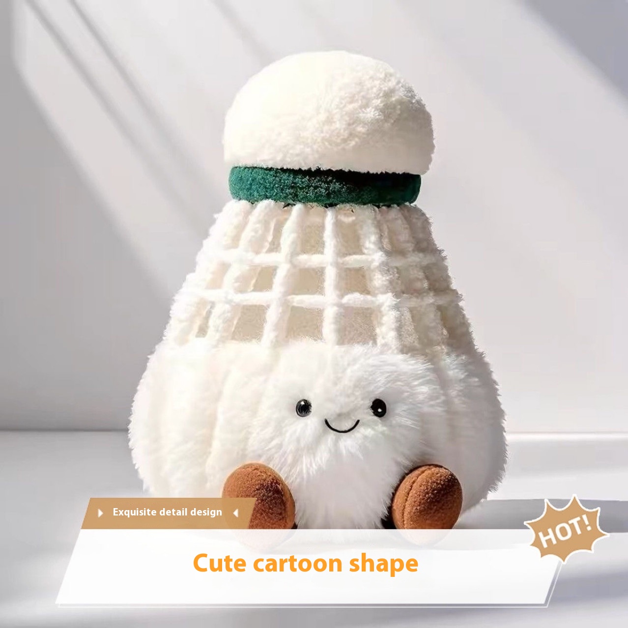 Explosive Badminton Creative Plush Doll Set Doll Bag Decoration Creative Cute Fun Toy Friends