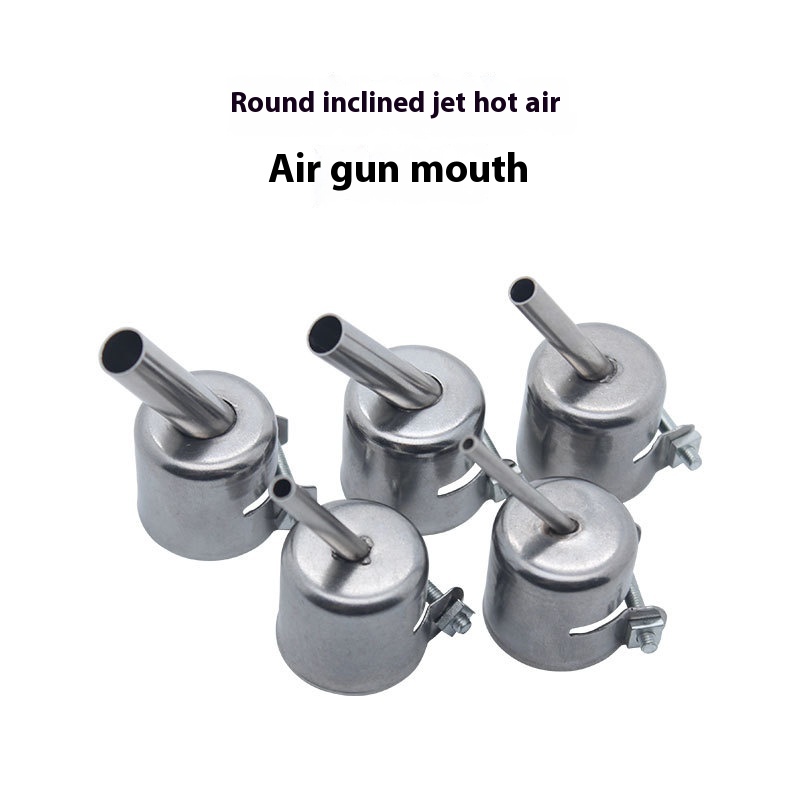 850852 Hot Air Gun Oblique Tube Air Nozzle Air Gun Desoldering Station With Air Gun Nozzle Air Gun Head Oblique Air Nozzle