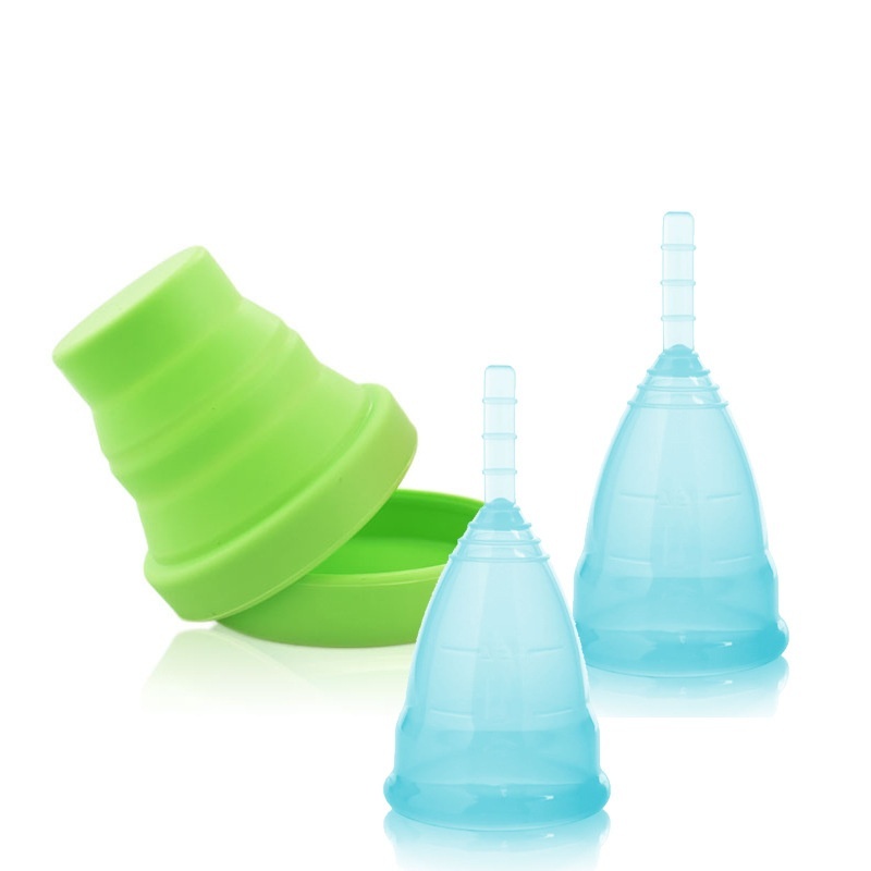 Hot Export Product In Stock Silicone Menstrual Cup Can Be Used For Swimming,Leak-proof During Menstruation,Aunt Artifact,Menstrual Cup,Foldable Cup