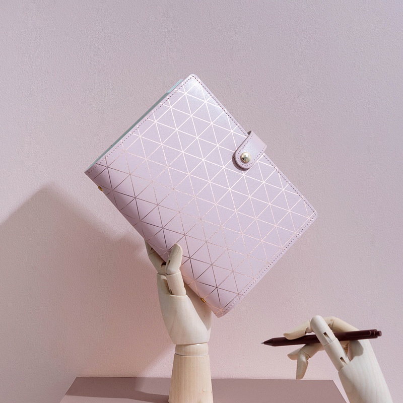 Gold-stamped High-end Handbook,Simple Detachable Loose-leaf Book,European And American Style Notebook,Literary And Exquisite College Student Gift