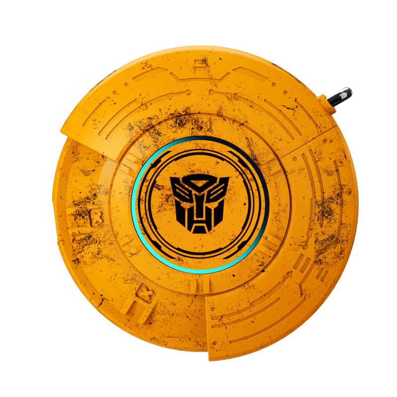 Transformers Metal Mechanical Warehouse Design Bluetooth 5.4 Semi-In-Ear Headphones Bumblebee Noise Reduction Esports T31