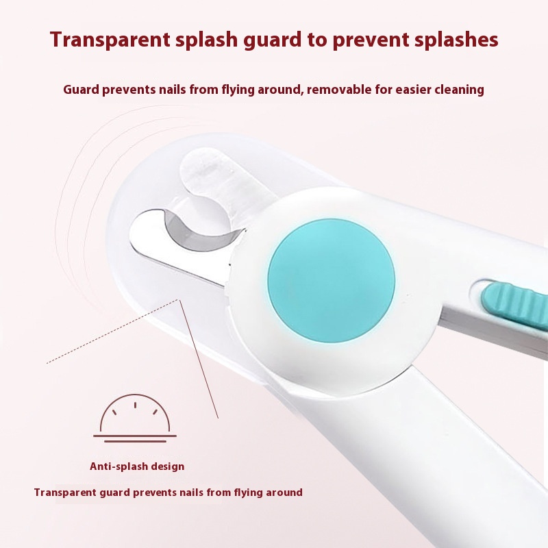 Cat And Dog Nail Clipper Nail Polisher Pet Nail Clipper Led Nail Clipper Set Cat Cleaning And Beauty Tool