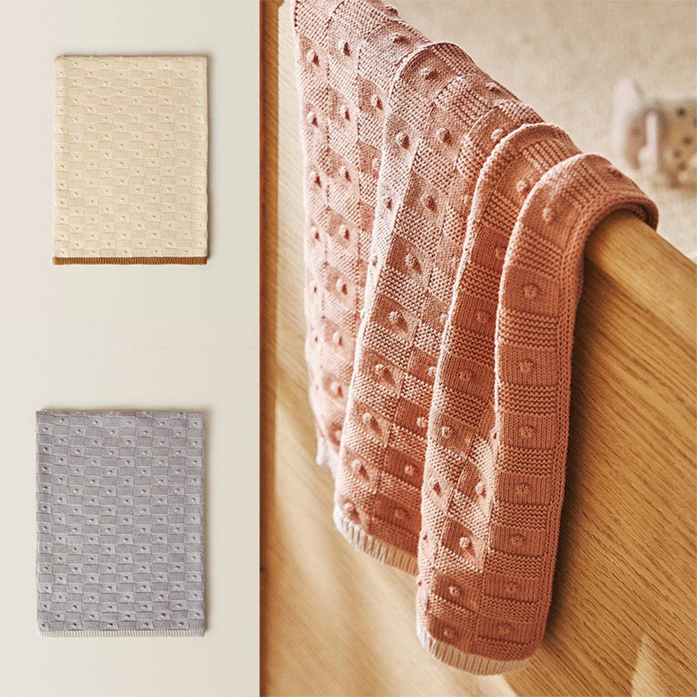 Simple ZHome Cotton Needle Sofa Blanket Blanket Office Blanket Nap Blanket Summer Knitted Blanket Shawl